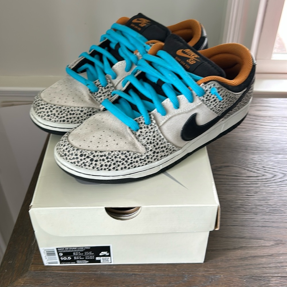 Nike Dunk SB Low Electric Pack Olympic Safari, Men’s size 9 good condition